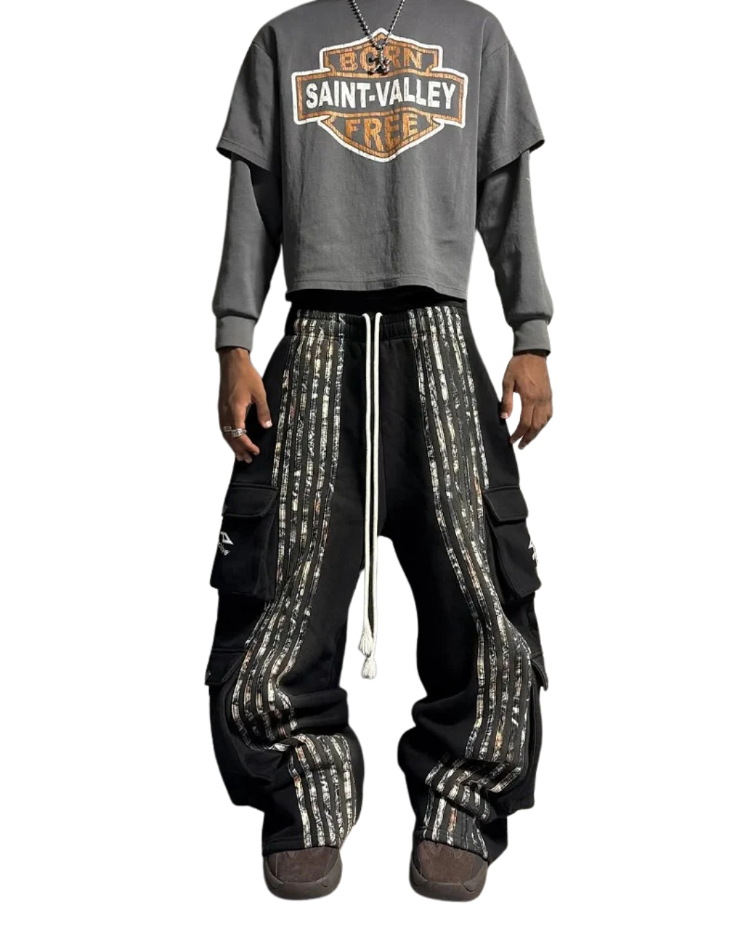 STRIPED 'ARCHIVE' PANTS